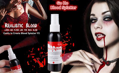 fake blood spray for clothes|real dripping blood.